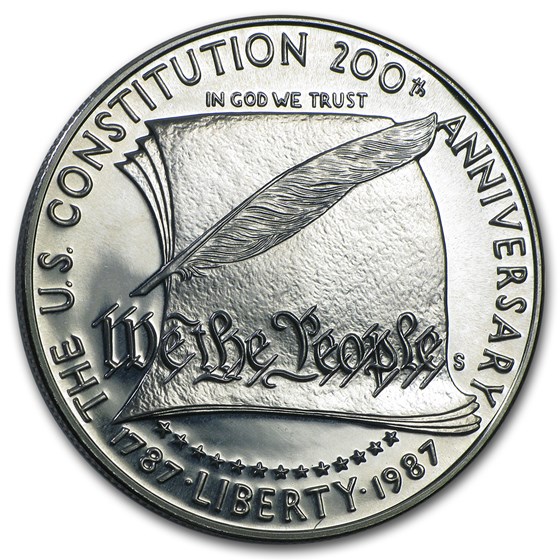 1987-S Constitution $1 Silver Commem Proof (Capsule Only) 1987-S Constitution $1 Silver Commem Proof (Capsule Only)